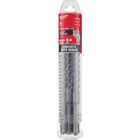 Trousse de forets &agrave; 4 cannelures pour perceuse &agrave; percussion MX4, 6 morceaux, Carbure Distribution Industrielle GC