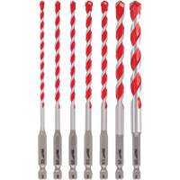 Jeu de forets pour perceuse &agrave; percussion Shockwave, 7 morceaux, Carbure Distribution Industrielle GC