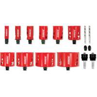 Ensemble de scie-cloche bim&eacute;tallique pour &eacute;lectricien, 16 morceaux Distribution Industrielle GC