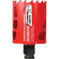 Wood & Metal Hole Saw, 2-1/8", 2-3/8" Depth of Cut, Carbide Distribution Industrielle GC