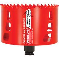Wood & Metal Hole Saw, 4-1/8", 2-3/8" Depth of Cut, Carbide Distribution Industrielle GC