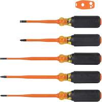 Slim-Tip Insulated Screwdriver Set, 1000 V, 6 Pcs Distribution Industrielle GC