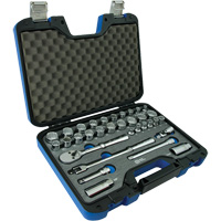12 Point SAE & Metric Socket Attachment Set, 33 Pcs, 3/8" Drive Size Distribution Industrielle GC