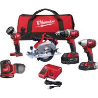 Trousse 5 pi&egrave;ces doutil combin&eacute; M18, Lithium-ion, 18 V Distribution Industrielle GC