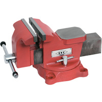 Swivel Base Mechanic's Vise, 6" Jaw Width, 3" Throat Depth Distribution Industrielle GC