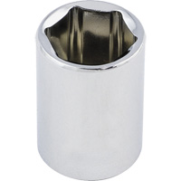 Regular Chrome Socket, 1/2", 3/8" Drive, 6 Points Distribution Industrielle GC