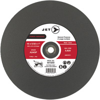A24GP Power Abrasive Cut-Off Wheel, 20" x 5/32", 1" Arbor, Type 1, 3000 RPM Distribution Industrielle GC