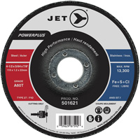 A60T PowerPlus Cut-Off Wheel, 4-1/2" x 3/64", 7/8" Arbor, Type 27, 13300 RPM Distribution Industrielle GC