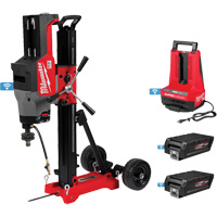 Ensemble sondeuse &agrave; carottage MX Fuel avec support Distribution Industrielle GC