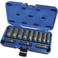 PS1238D Jeux - douilles, 12 Mcx, Chocs, Prise de 3/8", Profond Distribution Industrielle GC