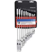 RCWS-11FS Flex Head Wrench Sets, Combination/Flex Head, 11 Pieces, Imperial Distribution Industrielle GC