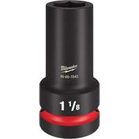 Douille &agrave; paroi extra mince Shockwave Impact Duty, Chocs, 1-1/8", Prise 1", 6 pans, Profond Distribution Industrielle GC