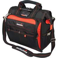 Lighted Technician's Tool Bag, Ballistic Polyester, Black/Red Distribution Industrielle GC