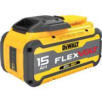 Batterie FlexVolt Max*, Lithium-ion, 20 V/60 V, 15 Ah Distribution Industrielle GC