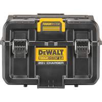 Chargeur 20V &agrave; deux ports ToughSystem 2.0, 14" x 15" x 9", Noir/Jaune Distribution Industrielle GC