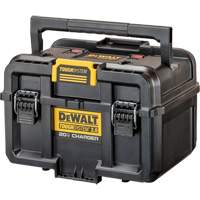 Chargeur 20V &agrave; deux ports ToughSystem 2.0, 14" x 15" x 9", Noir/Jaune Distribution Industrielle GC