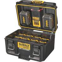 Chargeur 20V &agrave; deux ports ToughSystem 2.0, 14" x 15" x 9", Noir/Jaune Distribution Industrielle GC