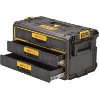 Unit&eacute; &agrave; trois tiroirs ToughSystem 2.0, 21-4/5" x 12-3/10" x 12-3/5", Noir/Jaune Distribution Industrielle GC