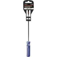 Tournevis &agrave; fente bleu transparent avec bandes, Tige de 3/16", Ronde, Prise en Plastique Distribution Industrielle GC