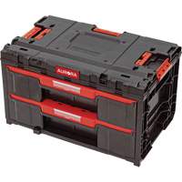 Arx&reg; 2-Drawer Toolbox, 23-1/10" x 15" x 13-2/5", Black Distribution Industrielle GC
