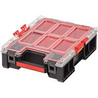 Arx&reg; Medium Tall Organizer with Bins, 10-2/5" x 14-3/10" x 4-1/5", Black Distribution Industrielle GC