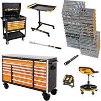 Jeu d'outils pour maître m&eacute;canicien MEGAMOD dans des plateaux en mousse modulaire de premi&egrave;re qualit&eacute; avec rangement d'outils, 1268 morcea Distribution Industrielle GC