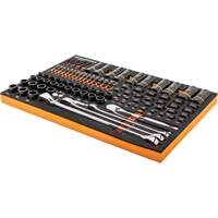 Jeu d'outils pour m&eacute;canicien Bolt Biter dans un plateau de rangement en mousse 97 mcx Distribution Industrielle GC