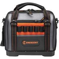 Sac ouvert de 14" pour outils d'ouvrier, Polyester, 32 pochettes, Noir/Gris Distribution Industrielle GC