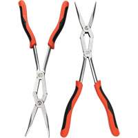 X2 Straight and Bent Long Nose Dual Material Plier Set, 2 Pieces Distribution Industrielle GC