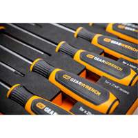 Jeu de tournevis bimat&eacute;riau Torx dans un plateau de rangement en mousse, 10 mcx Distribution Industrielle GC