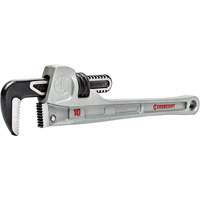 Slim Jaw Pipe Wrench, 1-9/10" Jaw Capacity, 10" Long, Powder Coated Finish, None Handle Distribution Industrielle GC