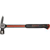 Marteau de charpente &agrave; face meul&eacute;e, 28 oz, Prise en Acier plein, 16" lo Distribution Industrielle GC