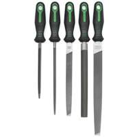 Jeu anniversaire de limes avec manches ergonomiques, 5 pi&egrave;ces Distribution Industrielle GC