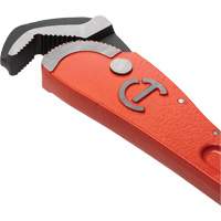 Self-Adjusting Pipe Wrench, 1-1/2" Jaw Capacity, 12" Long, Powder Coated Finish, Non-Ergonomic Handle Distribution Industrielle GC