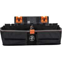 Module pour grande poche avec crochet en S Bucket Work Centre, Nylon, 3 pochettes, Noir/Orange Distribution Industrielle GC