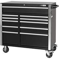 HDCC-4115 HD Series Toolbox Combo, 21-1/2" D x 44-1/5" W x 63-3/10" H, Black Distribution Industrielle GC