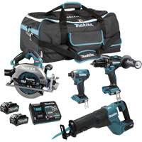 Ensemble 4 outils &agrave; moteur sans balai XGT, Lithium-ion, 40 V Distribution Industrielle GC