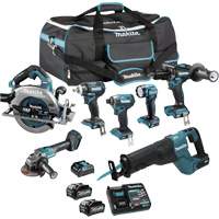 Ensemble 7 outils &agrave; moteur sans balai XGT, Lithium-ion, 40 V Distribution Industrielle GC