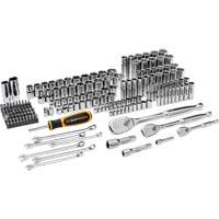 Jeu d'outils manuels pour m&eacute;canicien 90T SAE/MM avec prises 1/4", 3/8” & 1/2" Distribution Industrielle GC