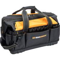 Sac &agrave; outils de 20" pour les professionnels, Nylon, 33 pochettes, Noir/Orange Distribution Industrielle GC