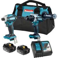 Ensemble 2 outils &agrave; moteur sans balai LXT, Lithium-ion, 18 V Distribution Industrielle GC
