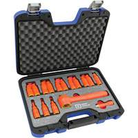 3/8" Drive SAE & Metric Hex Bit Insulated Socket and Attachment Set, 1000 V, 16 Pcs Distribution Industrielle GC