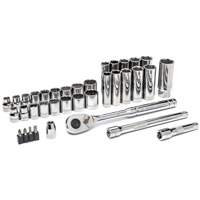 Jeu d'outils pour m&eacute;canicien &agrave; 72 dents, 12 pans et &agrave; prise de 3/8" Distribution Industrielle GC