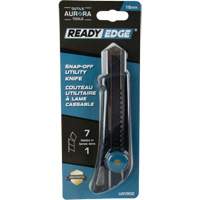 Couteau professionnel de 18 mm avec verrouillage &agrave; cliquet, Acier inoxydable, Robuste, Prise en Plastique Distribution Industrielle GC