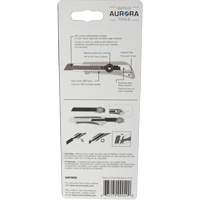 Couteau professionnel de 18 mm avec verrouillage &agrave; cliquet, Acier inoxydable, Robuste, Prise en Plastique Distribution Industrielle GC