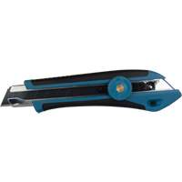 Couteau professionnel de 18 mm, Acier inoxydable, Robuste, Prise en Caoutchouc Distribution Industrielle GC
