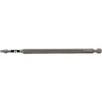 Impactech&reg; Power Bit, Square, #2 Tip, 1/4" Drive Size, 6" Length Distribution Industrielle GC