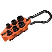 Jeu de douilles &agrave; chocs SAE pr&ecirc;t &agrave; emporter, 7 Mcx, Chocs, Prise de 3/8" Distribution Industrielle GC