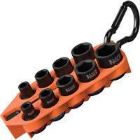 Jeu de douilles &agrave; chocs SAE pr&ecirc;t &agrave; emporter, 10 Mcx, Chocs, Prise de 3/8" Distribution Industrielle GC