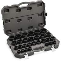 Jeu de douilles SAE &agrave; 6 pans, 29 Mcx, Chocs, Prise de 3/4" Distribution Industrielle GC